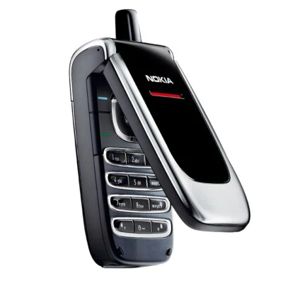 Original Nokia 6060 Unlocked 2G GSM Mini-SIM JAVA Flip Classical 1.8in Cellphone - Image 1 of 4