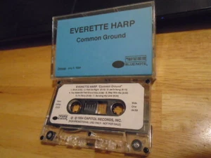 RARE PROMO Everette Harp CASSETTE TAPE Common Ground jazz BLUE NOTE Sheila E. 94 - Picture 1 of 2