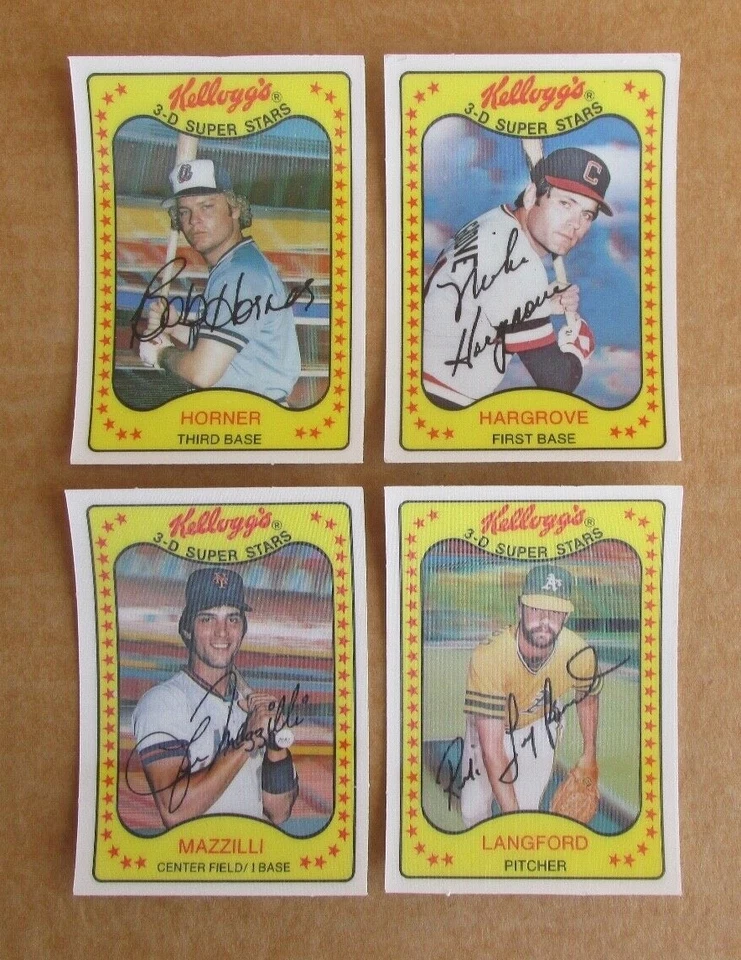 1981 KELLOGG'S 3-D SUPER STARS BASEBALL CARD SINGLES COMPLETE YOUR SET UPDATED - Image 1 of 1