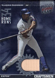 2002 (EXPOS) Donruss Best of Fan Club Master Craftsmen Bats #C10 Guerrero