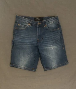Lucky Brand Kids Girls Denim Jeans Shorts Stretch Waist Size 8 - Picture 1 of 5