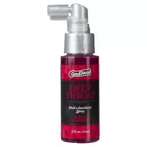 Lube Sex Lubricant Good Head Deep Throat Spray Cherry - Picture 1 of 2