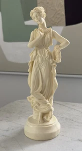 Vintage Italien Tues Persephone Göttin der Unterwelt Frühling Statue 11" T - Bild 1 von 14