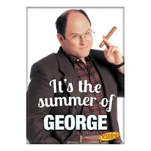 ATA-BOY SEINFELD IT'S THE SUMMER OF GEORGE MAGNET 2.5” X 3.5” NEW - Picture 1 of 1
