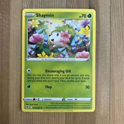 POKEMON Card - Shaymin 014/189 - Rare - Astral Radiance - NM - Image 1 of 2