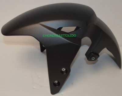 HONDA OEM FRONT FENDER MATTE BLACK 17-18 GROM 125 61100-K26-B00ZC - Image 1 of 4