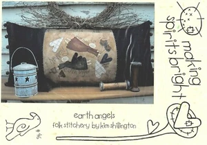 EARTH ANGELS FOLK STITCHERY PATTERN-MAKING SPIRITS BRIGHT - Picture 1 of 1