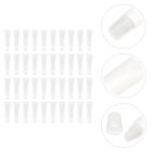 40 Pcs Clear Lip Gloss Tube Refillable Tubes Container with Lid