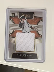 2022 Panini Select Mike Baumann Game Used Jersey Rookie Card Baltimore Orioles - Picture 1 of 2