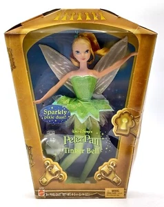 NrfB Walt Disney's Peter Pan Sparkly Pixie Dust Tinkerbell Puppe / Mattel G8709 - Bild 1 von 9