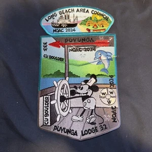 NOAC 2024 Puvunga Long 32 Beach Area Council Disney Mickey Mouse Trader Color - Picture 1 of 1