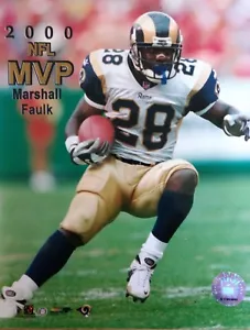 MARSHALL FAULK 2001 NFL Most Valuable Player 8X10 PHOTO St. Louis Rams - Picture 1 of 1