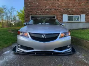 Fit ACURA ILX 2013 2014 2015 Front Upper Grill Grille w/ Emblem w Black Molding - Picture 1 of 2