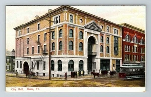 Postal de recuerdo vintage del ayuntamiento Barre VT-Vermont - Imagen 1 de 2