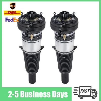 Pair Front Air Suspension Struts For Audi A6 S6 A7 A8 Quattro Bentley Mulsanne Foto 1 de 4
