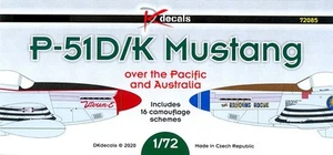 DK Decals 1/72 NORTH AMERICAN P-51D/K MUSTANG Over the Pacific & Australia - Picture 1 of 4