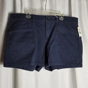 NWT Navy Blue Union Bay Womens Juniors Chino shorts sz 15 - Picture 1 of 10