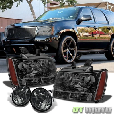 Faros antiniebla Smoked Fits 2007-2014 Suburban Tahoe Avalanche faros + faros antiniebla Foto 1 de 4