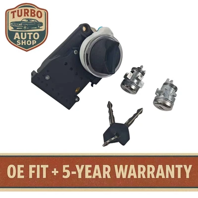 Ignition Switch Lock Cylinder Set For 1997-2002 Dodge Dakota Ram 1500 2500 3500 Foto 1 de 4