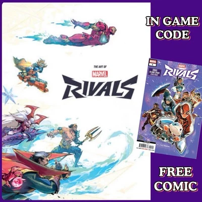 The Art of Marvel Rival By Netease 🔥 FREE COMIC WITH IN GAME CODE!!  In Hand! - Image 1 of 4