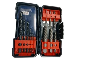 Bosch 12-teiliges Sortiment Set Spiralflöte kohlenstoffreicher Stahl Schraubenausdreher - Bild 1 von 3