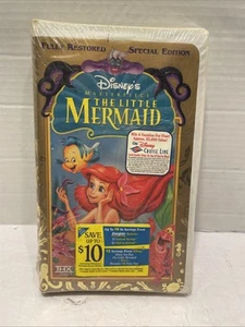 Factory Sealed ~ Disney Masterpiece ~ THE LITTLE MERMAID ~ Clamshell VHS Movie - Picture 1 of 4