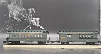 Custom American Flyer Colorado Southern Smoking Passenger Set - See Video & Pics - Image 1 of 4