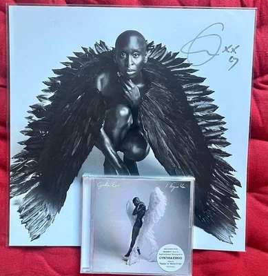 CYNTHIA ERIVO - I Forgive You Cd & Hand Signed 12”x12” Art Card Autographed - Image 1 of 2