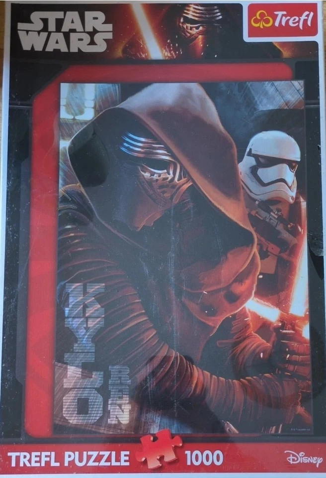 Trefl Star Wars 1000 Piece Jigsaw Piece Puzzle New Sealed Kylo Ren Disney - image 1 of 1