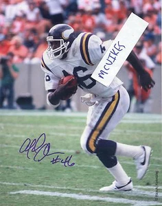 Foto Alfred Anderson Minnesota Vikings autografata firmata 8x10 COA Baylor #3 - Foto 1 di 1