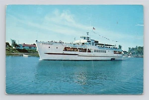 Postal Massachusetts Ship Hyannis Harbor Cape Cod - Imagen 1 de 2