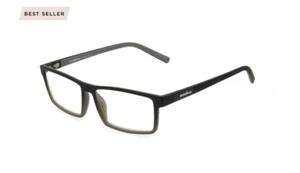 Foster Grant Ironman IM2004 Reading Glasses Blk /Gray +1.50 with soft case NEW!