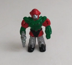 1994 Soma Rubber Sonic Rangers Green/Red Robot Warrior 1.75" Mini Figure - Picture 1 of 6