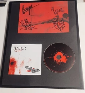 JINJER SIGNED DUEL CD PHOTO CARD FRAMED COA Tatiana Shmayluk - Picture 1 of 2