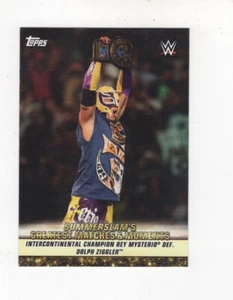 Topps WWE SummerSlam Greatest Match Rey Mysterio 2019 #gm-29 - Imagen 1 de 5