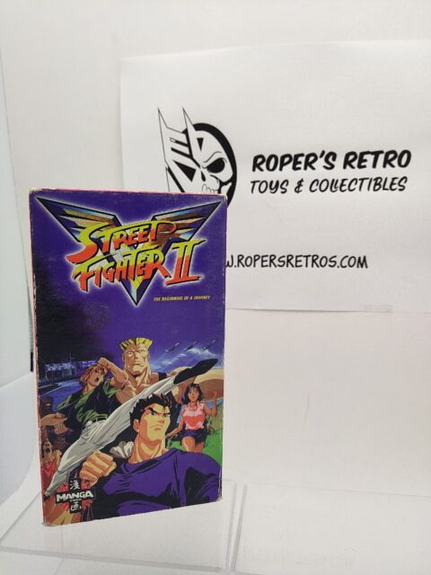 Street Fighter II V: the Unveiled Ruler vintage Anime Vhs 