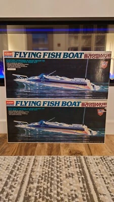 Vintage Academy Flying Fish RC ferngesteuertes Modellboot Schnellboot Bausatz Japan - Bild 1 von 4