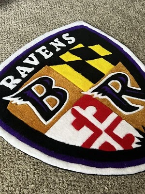 Baltimore Ravens Shield Custom Rug - Image 1 of 2