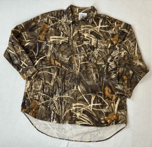 NWOT Mack’s Prairie Wings Flannel Shirt Realtree Advantage MAX-4-HD Camo 3XL - Picture 1 of 9