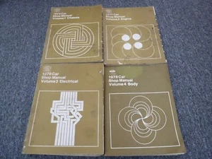 1978 Ford Mustang Shop Service Repair Manual Set GT Mach II King Cobra Fastback - Picture 1 of 1