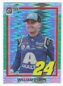 2022 DONRUSS RACING RETRO OPTIC PRIZM LIME GREEN PULSAR #75 WILLIAM BYRON