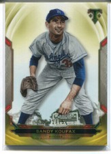 2019 TOPPS TRIPLE THREADS #48 SANDY KOUFAX CITRINE 71/75