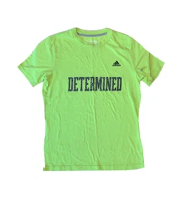 Adidas Youth Boys (14/16) T-Shirt,  Neon Green - Picture 1 of 3