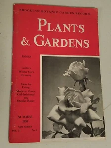 Brooklyn Botanischer Garten Schallplatte Pflanzen und Gärten Sommer 1955 Vol. 11 Nr. 2 - Bild 1 von 4