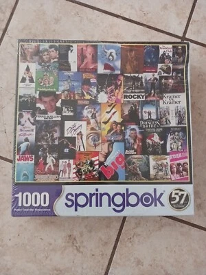 Rompecabezas SPRINGBOK Ir al Cine 1000 Piezas Rompecabezas Caja Sellada Dañada Foto 1 de 3