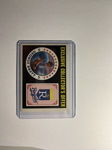 1987 Sportflics 'Exclusive Offer' George Brett Baseball Order Card KC Royals