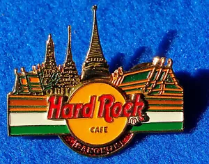 BANGKOK THAI EMERALD BUDDHIST TEMPLE THAILAND RED Hard Rock Cafe PIN TACK BACK - Picture 1 of 1