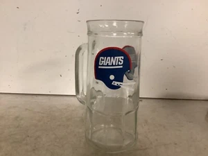 Vintage NFL New York Giants 7" Glass Mug - Picture 1 of 2