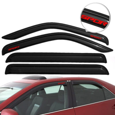 Fits 07-11 Dodge Nitro 4Dr Window Visor Rain Guard Shade Deflector w/ Sport Foto 1 de 2