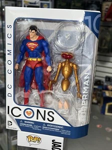 DC Collectibles Comics Toys Icons Superman Man of Steel 6” Action Figure w Robot - Picture 1 of 5